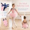 Sleeveless Girl Ballet Tutu Dress Butterfly Bow Ballet Performance Costume  Examination