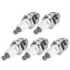 5PCS White Spark Plugs for BM6A BPMR7A RCJ6Y RCJ7Y WSR5F 33cc-49cc Trimmer Blower Trimmer