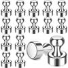 Metal Strong Magnetic Pushpins Neodymium Magnets Whiteboard Fridge Thumbtack Power Magnet Push Pins for Office School