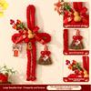 New Red Horse Pendant Auspicious Flower Pendant Living Room Porch Decoration Happy New Year Home Decoration Ornaments