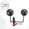 Punch-Free Wall-Mounted/Tabletop Helmet & Hat Display Rack