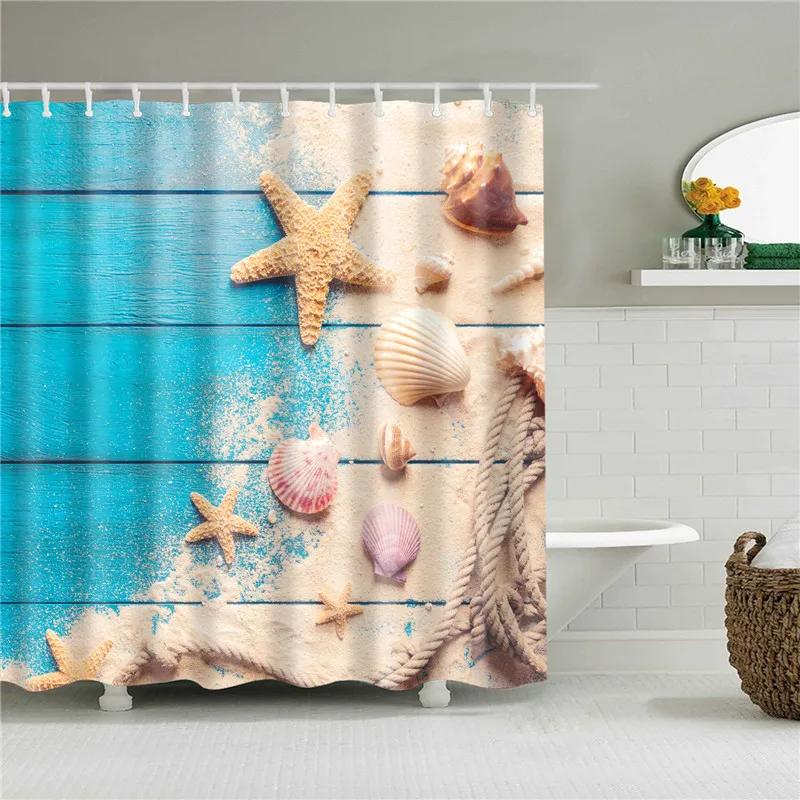 Holzhaus-Tür im Vintage-Stil Mandala Geometrisch Duschvorhang Badezimmervorhang Wasserdicht Polyester mit Haken