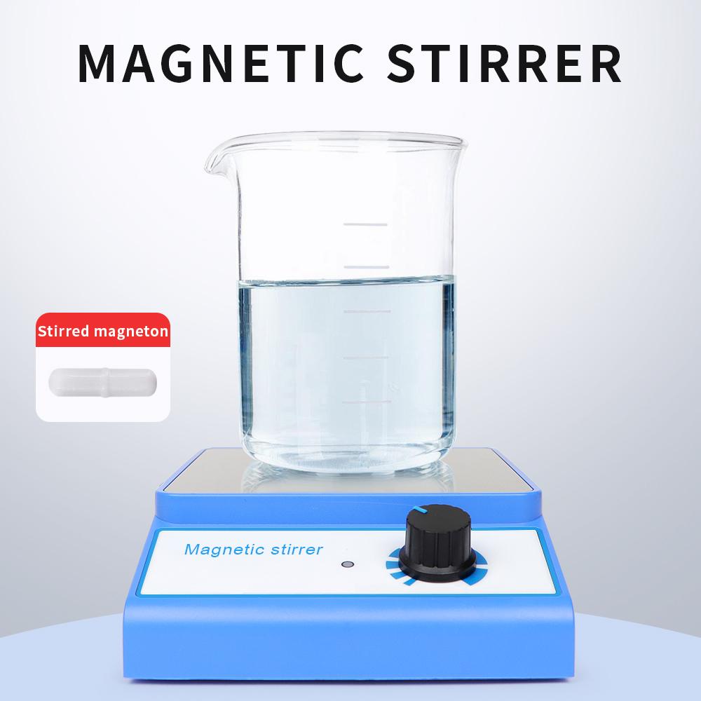 Agitatore Magnetico 3000rpm Strumento di Agitazione Spina EU/US/UK per Laboratorio con Agitatore Magnetico Elettronico Controllo Velocità Kit Agitatore Magnetico