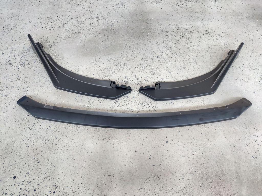 Toyota Levin 17-18 Front & Rear Body Kit: Modified Splitter, Bumper Lip, Spoilers, and Side Skirts.