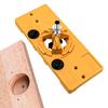 Drilling Hinge Hole Tool Kit Positioning Hinge Jig Durable Boring Guide  Woodworking