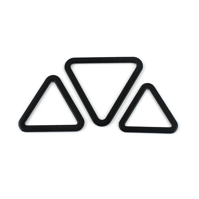 5/10Pcs Meetee 20-40mm Triangle Metal Ring Buckles Bag Strap Dog Collar Webbing Clasps Clothes Belt Hooks Hardware Accessories