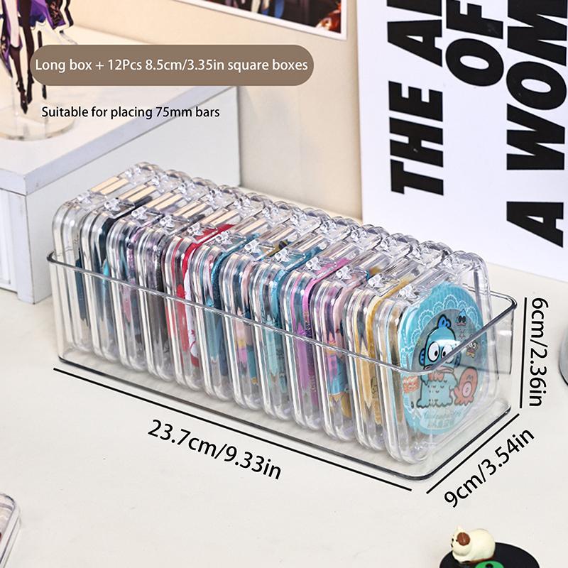 

Acrylic Bracelet Box With Dustproof Feature Functional Bracelet Holder Convenient Clear Bangle Jewelry Display Container as the picture