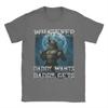 Funny Y2k Tops Whatever Daddy Wants Daddy Gets Funny Wolf Print T Shirts Mens Women Cotton TShirts Crewneck Tees Short Sleeve