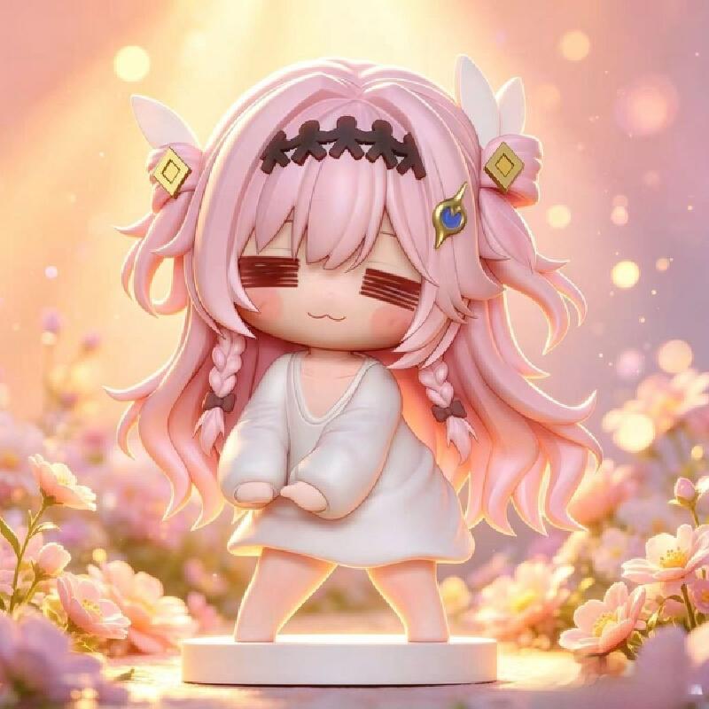 Wuthering Waves Chibi Dania Cute Model Figure Desktop Chassis Ornament Decor Trendy Collectible Toys Game Fans Surprise Gift