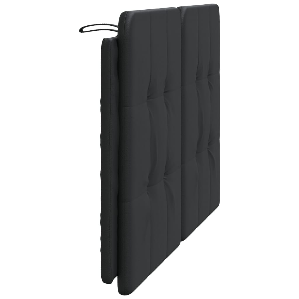 Vidaxl Headboard Pillow, Black, 140 Cm, Faux Leather