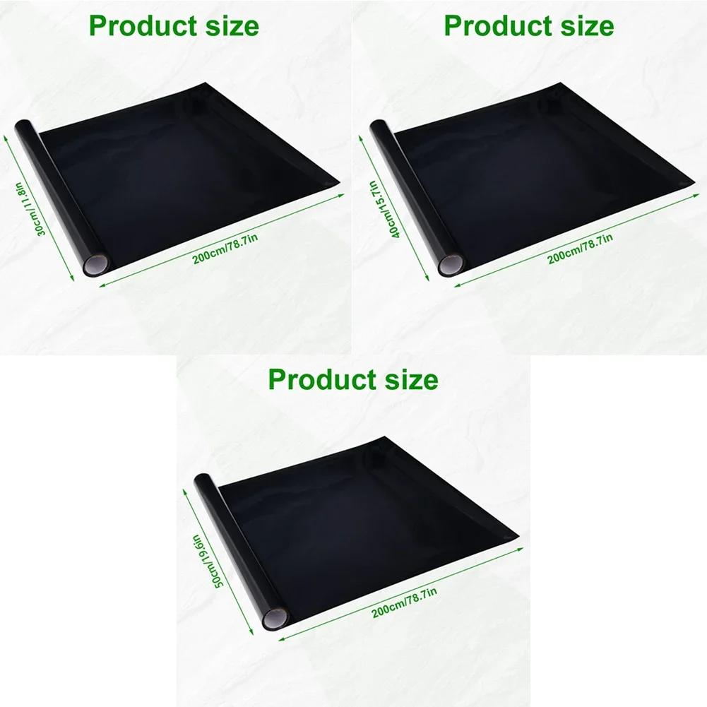 Thick and Easy To Tear Black Fish Tank Background Decoration Sticker, Aquarium Home Fish Tank Wallpaper Decoration Sticker