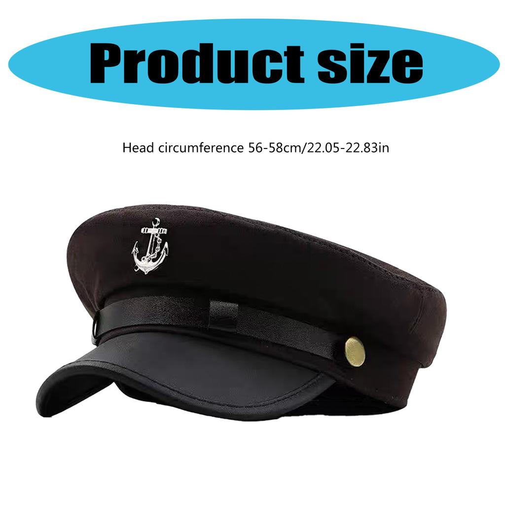Wool Beret Hat Unisex Warm Sailor Hat Men and Women Hat Casual Wear Hat for Men and Women