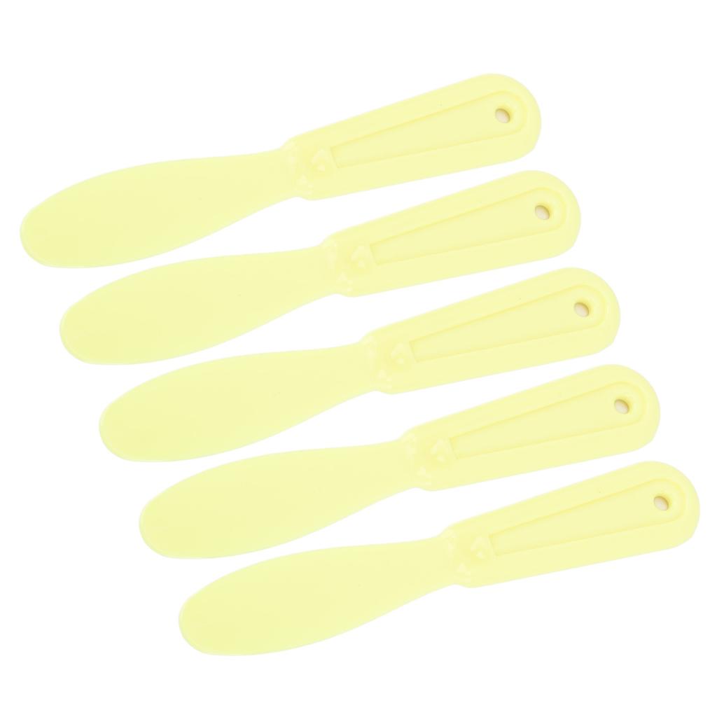 5Pcs Plaster Spatula Ergonomic or Saving Wear Resistant Mixing Stirring Spatula for Sculpting Wax
