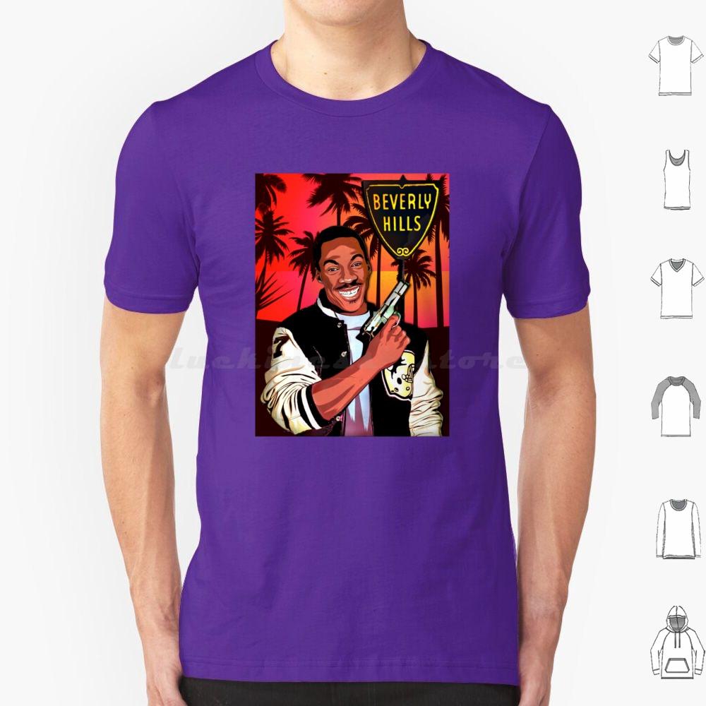 Beverly Hills Cop T Shirt Cotton Men Women DIY Print Beverly Hills Cop Eddie Murphy Comedy 80s 90s Film Movies Coming To