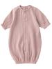 Baby Clothes Pukupuku Double For Long Size Grayish Pink [ANGELIEBE] Rompers, Gauze, 2-Way, All-Purpose, Babies, Boys, Girls, Sleeves, 50-70,