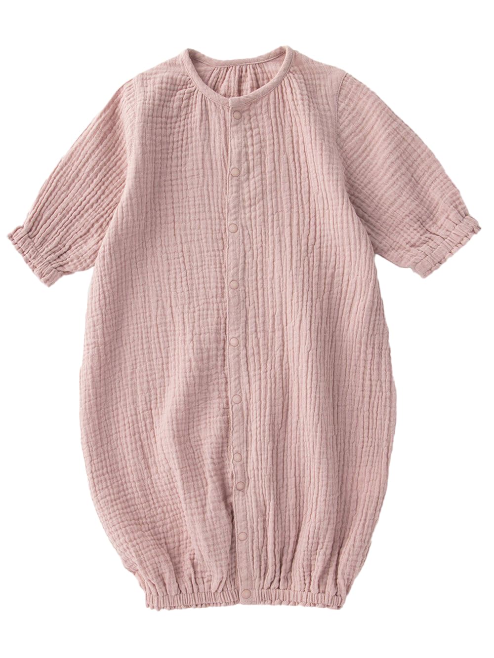 

Детская одежда Pukupuku Double для длинного размера Серовато-розовый [ANGELIEBE] Комбинезоны, Марля, 2-сторонние, Универсальные, Младенцы, Мальчики, Девочки, Рукава, 50-70,