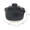 Traditional rice cooker: Double-lidded rice cooker made in Yokkaichi, Banko-yaki (Made in Japan) [Authentic 4-cup capacity]
