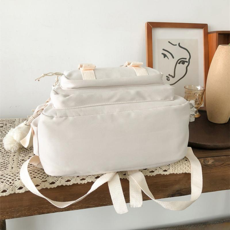 Simple High Capacity Middle School Student Backpack Breathable Waterproof Schoolbags for Girls Birthday Gifts Back To School Season