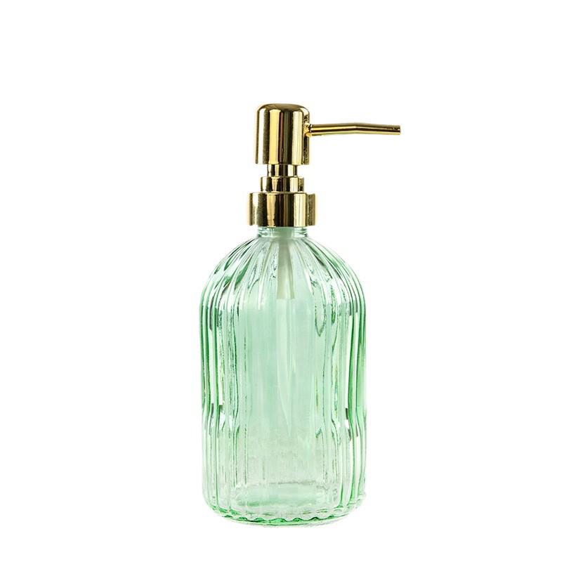 Elegant Vertical Stripe Press Hand Soap & Shampoo Dispenser for Home