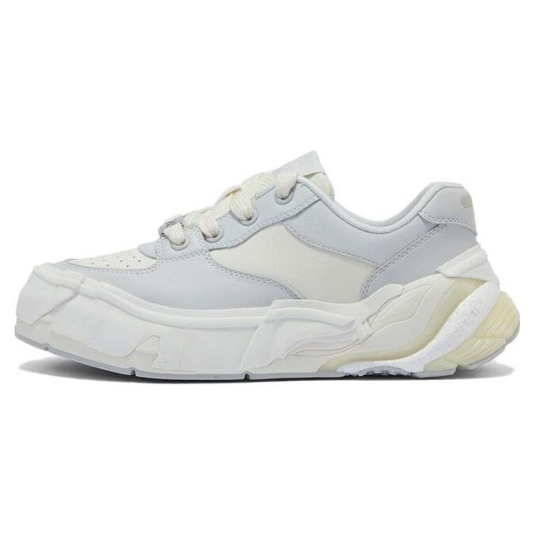 

Li Ning Wuji BR Breathable Height Increasing Low top Casual Shoes Women s Ecru AZGT084-2 36