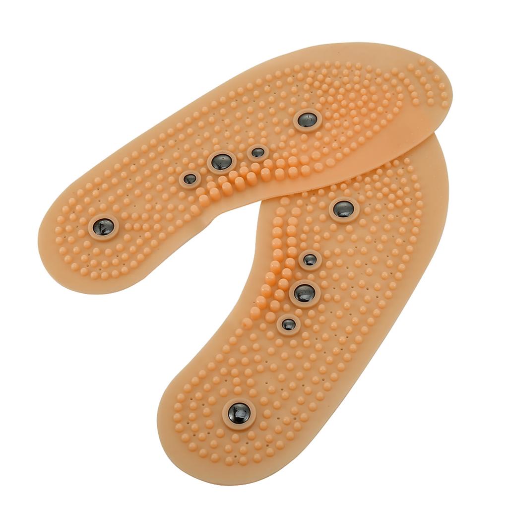 Shoes Comfort Pads Magnetic Therapy Magnet Health Care Foot Massage Insoles (3540(CN))