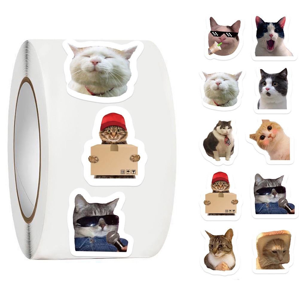 100-500Pcs High-Quality Funny High-Quality Cats High-Quality Cartoon High-Quality Meme High-Quality Graffiti High-Quality Stickers Self-assembly