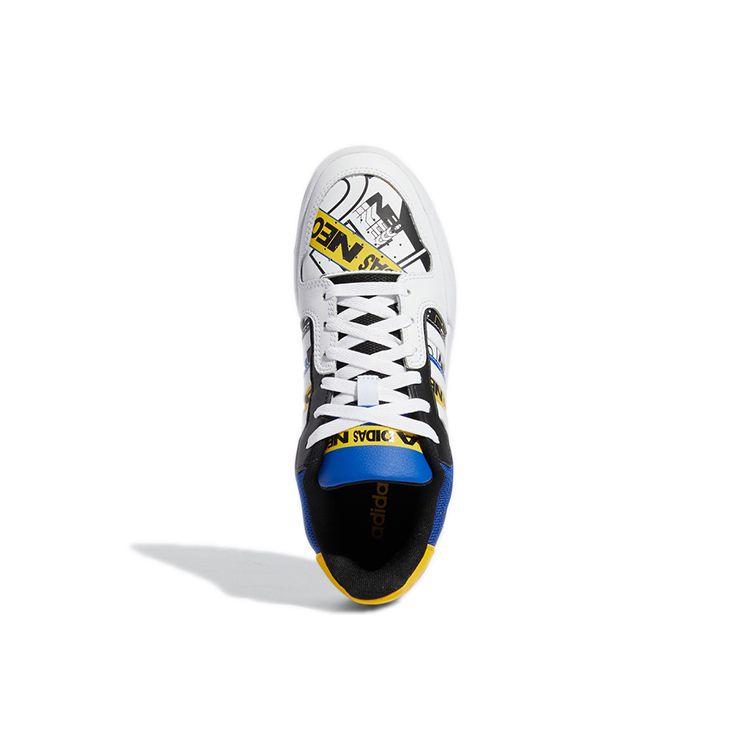Adidas Neo Entrap Comfortable Durable Low-Top Skate Shoes Men Sneakers White Yellow Blue GW7007