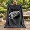 Detroit Red Wings Decke Flanelldecke Weiche Gemütliche Plüschdecke für Sofa Bett Leichte Heimdekoration Geschenke für Weihnachten verschiedene Feiertage
