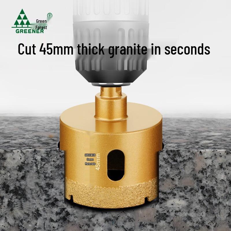 Multi-Purpose Tile, Glass & Wood Hole Saw Bit CN Plug (adapter Included)