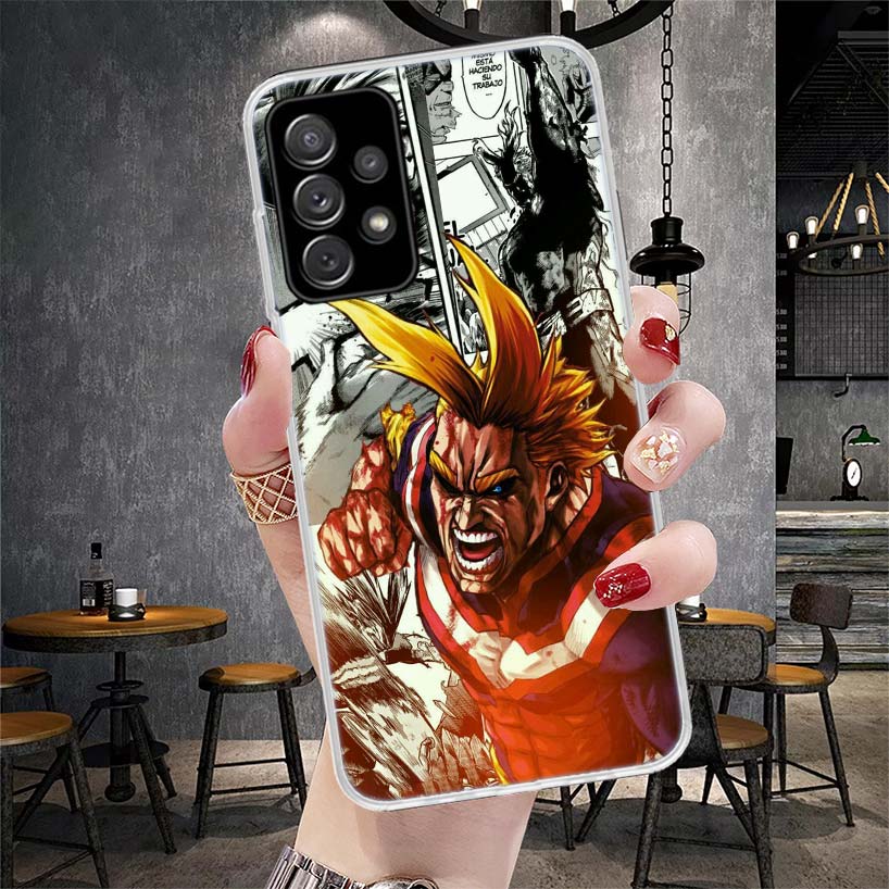 

My Hero MHA Deku Phone Case For Samsung Galaxy A12 A22 A32 A52 A72 A02S A51 A50S A71 A70 A31 A20S Note 20 Ultra S10 A10S Galaxy Samsung A50S