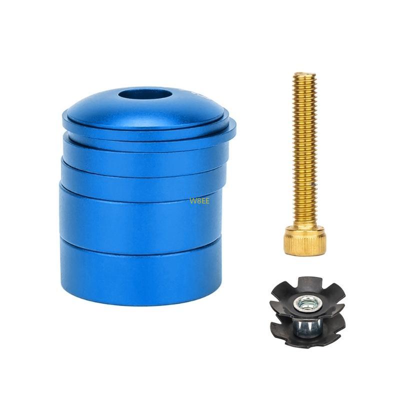 Bicycles Front Fork Stem Spacers Kits with Headset Star Nut Bike Headset Spacer
