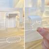 Storage Box Dust-proof Visible Plastic Large Capacity Face Cover Container for Dorm