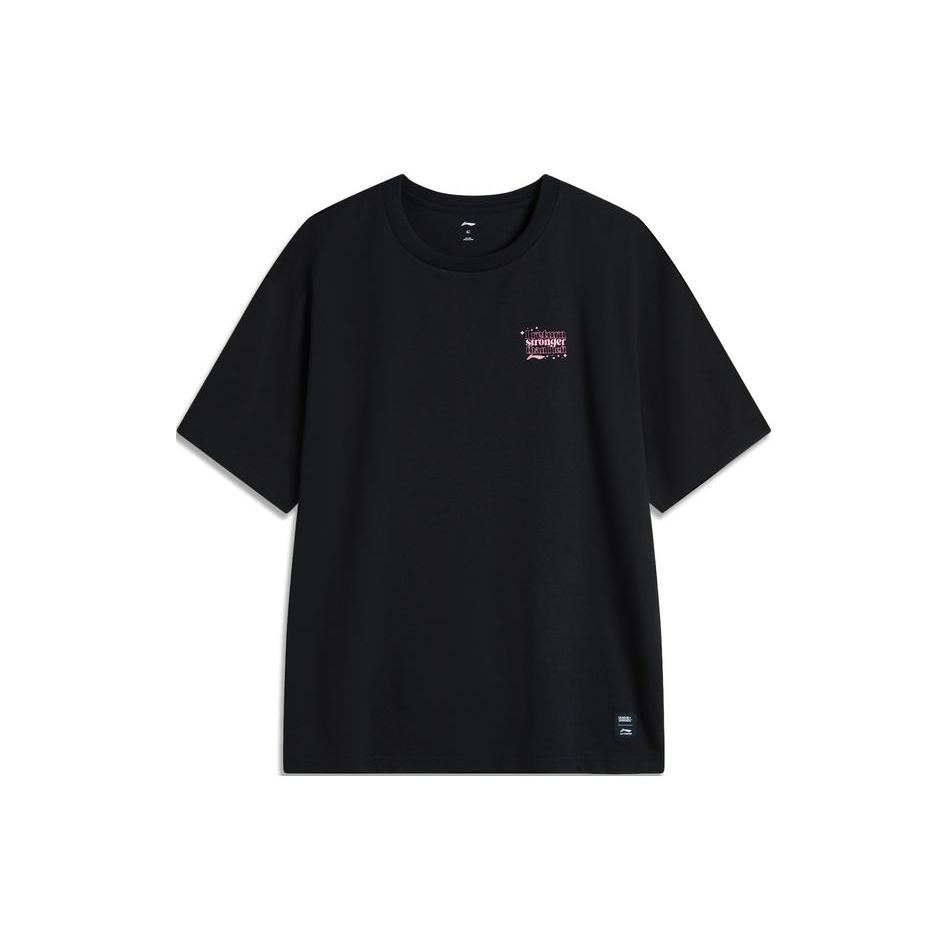 Li Ning x LOL Sports Life Collection T Shirt Unisex Black AHSUA99-3