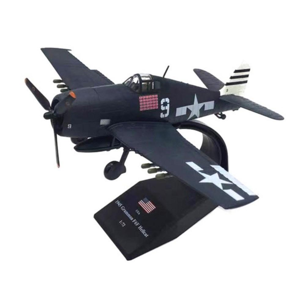 Diecast 1:72 Scale F6F Hellcat Fighter Jet Model