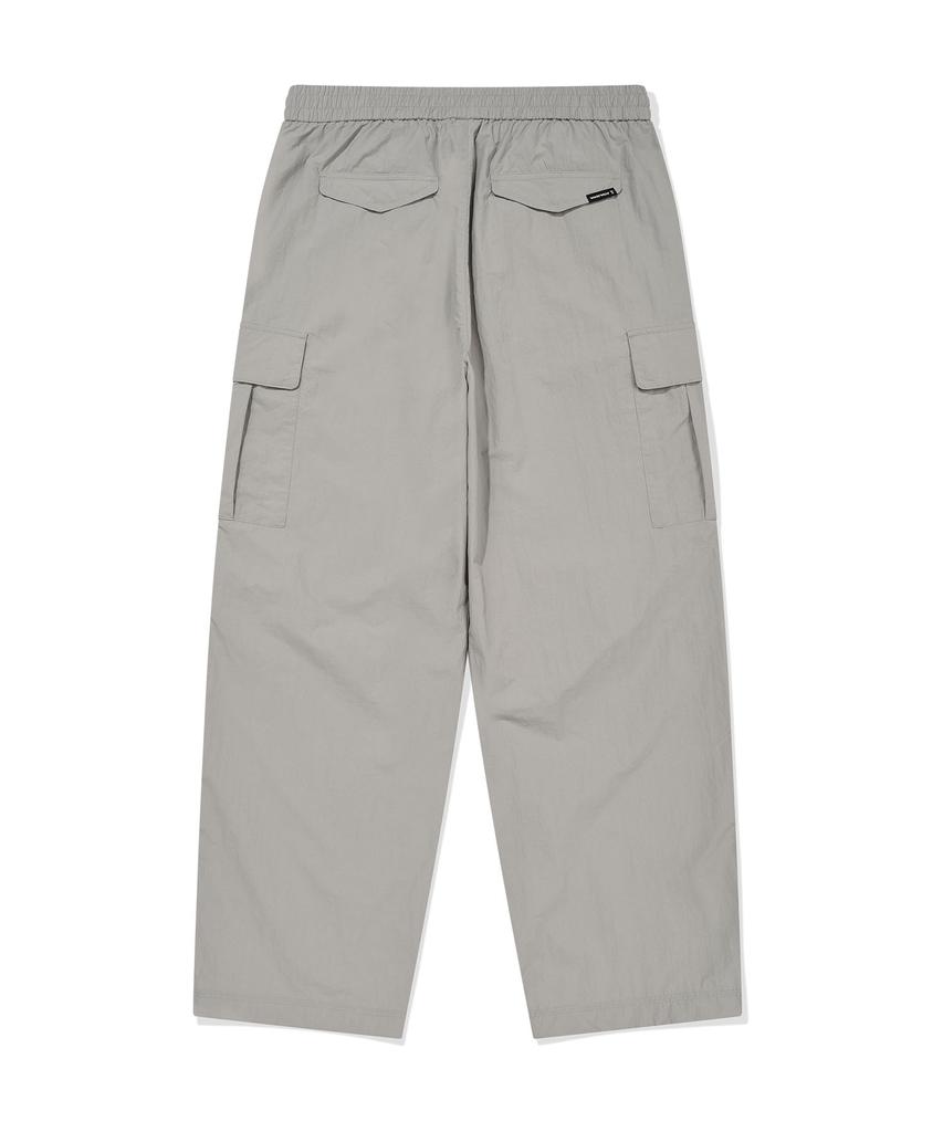 WACKY WILLY Nylon Straight Cargo Pants Grey