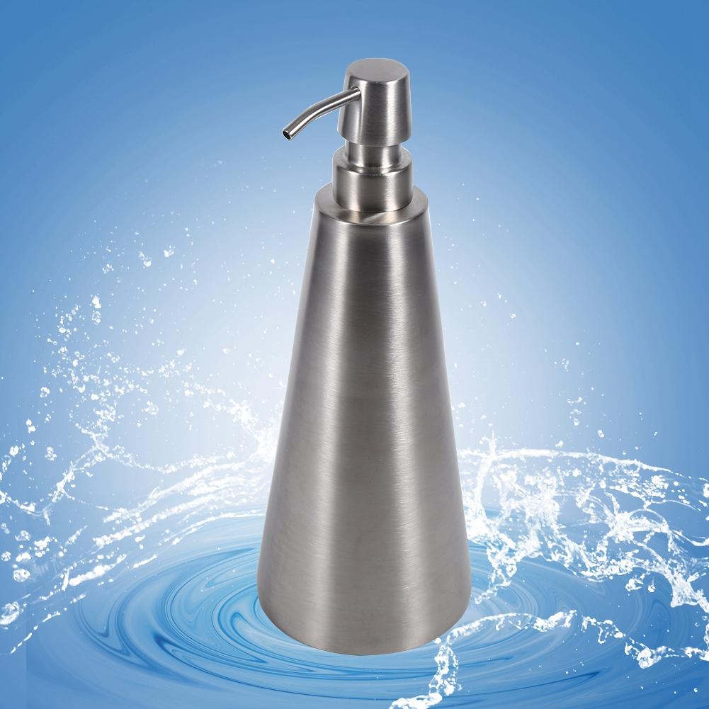 Liquid Soap Dispenser Soap Dispenser 800ml Large Capacity Stainless Steel Pump Soap Dispenser Countertop Bathroom Accessory