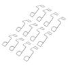 50PCS Fence Panel Clips 304 Stainless Steel Garden Railing Fixing Clamps for Fencing Installation