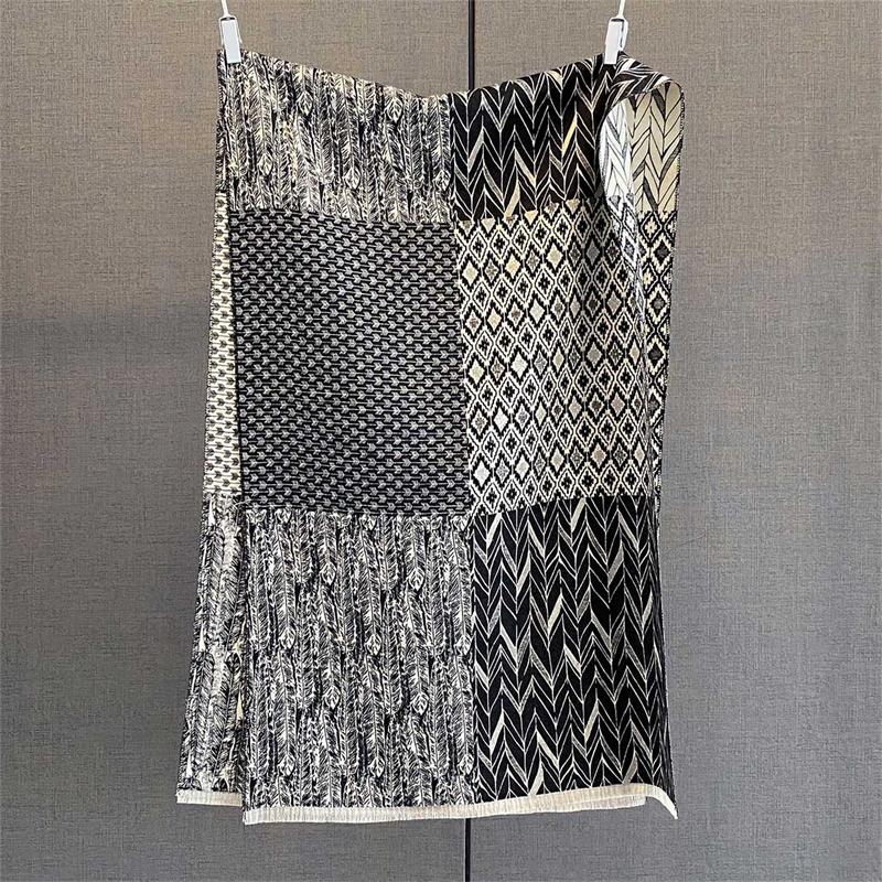 Women Winter Scarf Cashmere Pashmina Shawls and Wraps Bufandas Floral Print Warm Thick Scarves Blanket for Lady  Newpe