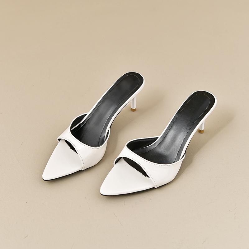 Women s High Heels Summer Women Fashion Classic Pointy Open Toe Stiletto Heels Sexy Women s Party Women s Sandals 34EU/CN35 белый