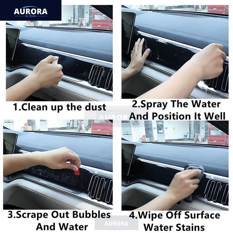 For VOLKSWAGEN GOLF 17-19 MK7/MK7.5 Dashboard Transparent TPU Protective Film Anti-scratch Repair Film Accessories Refit