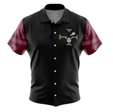 Hawaiian Shirt Fashion Trend Breathable Loose Versatile Casual Sports Summer Men