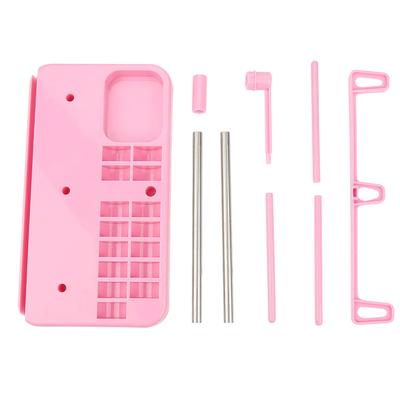 Domestic 3 Cones Embroidery Thread Holder Spool Stand Pink Sewing Machine Accessories