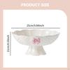 On A Pedestal for Fruit Presentation, Elegant Tray Snacks, Accessory, Practical Table Basket