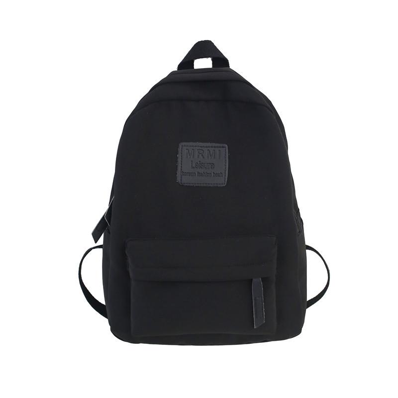Nylon Backpack Junior High School Student Schoolbag Female Large Capacity Outdoor High School Student Backpack