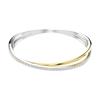 Hyperbola Inlaid Decoration Synthetic Cubic Zirconia Bracelet Women's Silver 5689721
