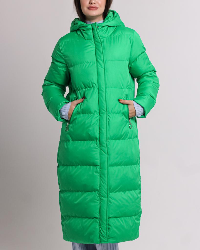 Пальто женское ROBIN 89503 36 Зеленое