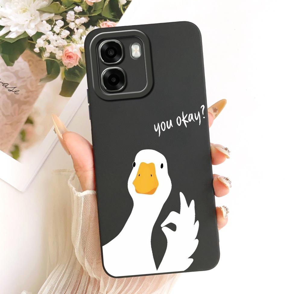 Case For Oppo A6 4G CPH2817 5G CPH2831 PLT120 Casing For Oppo A6 Cover Luxury Fashion Cute Cartoon Funny Painted Silicone Funda