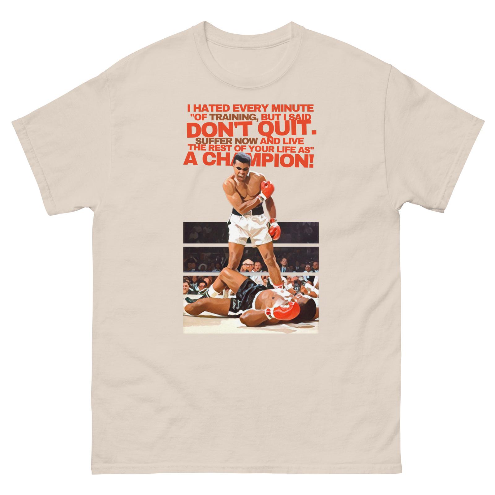 Muhammad Ali vs Cassius Clay T Shirt | Iconic Boxing Legend Showdown M