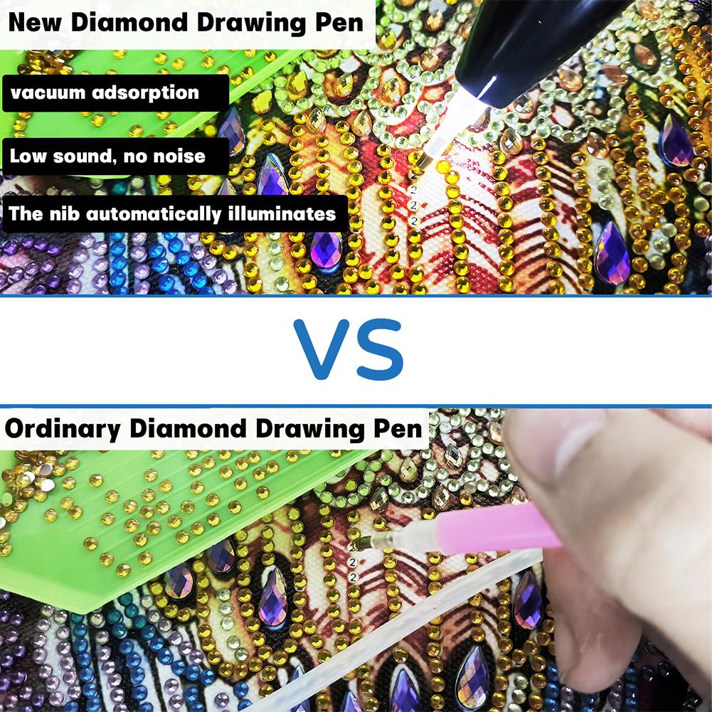 Electric Diamond Painting Pen No Wax Needed Vacuum Diamond Art Pen Diamond Art Painting Pen Diamond Art Accessories for Adults
