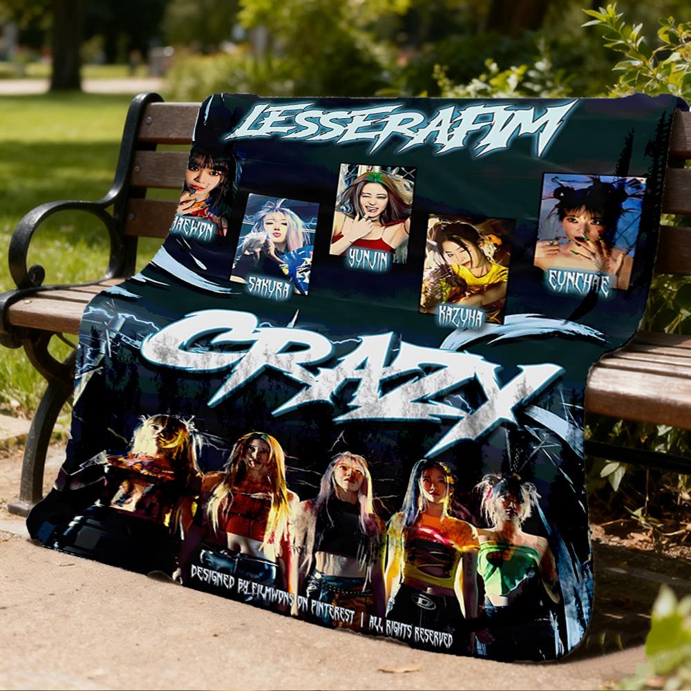 1pc Jurassic World Outdoor Flannel Blanket, Cozy & Warm Soft Te Playful Design, Napping Camping,